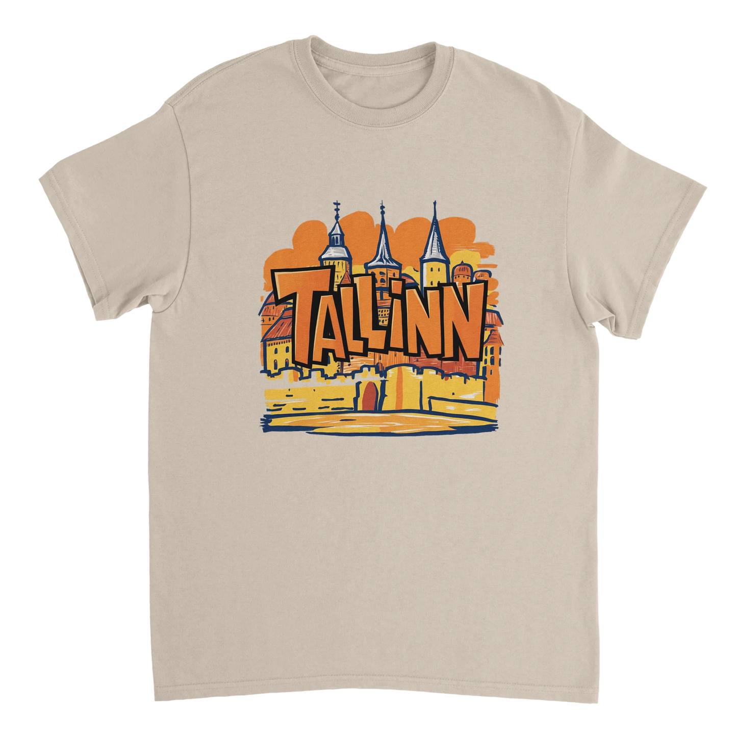 Tallinn Estonia Unisex Travel T-Shirt perfect for travelers and gift seekers
