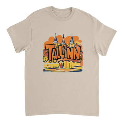 Tallinn Estonia Unisex Travel T-Shirt perfect for travelers and gift seekers