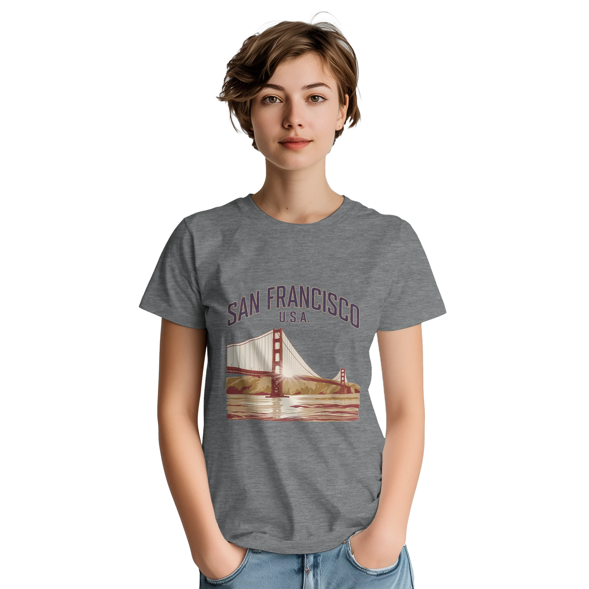 San Francisco USA Unisex Travel T-Shirt perfect for travelers and gift seekers