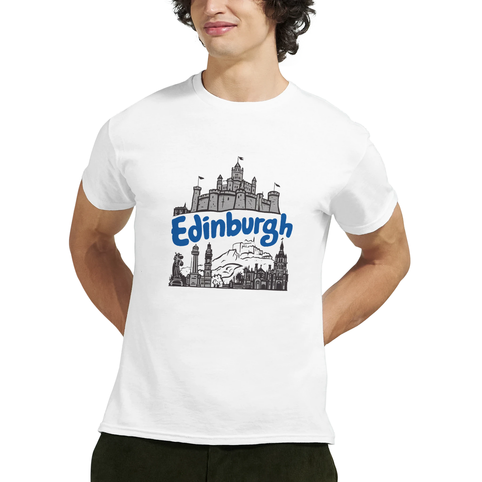 Edinburgh Scotland Unisex Travel T-Shirt perfect for travelers and gift seekers
