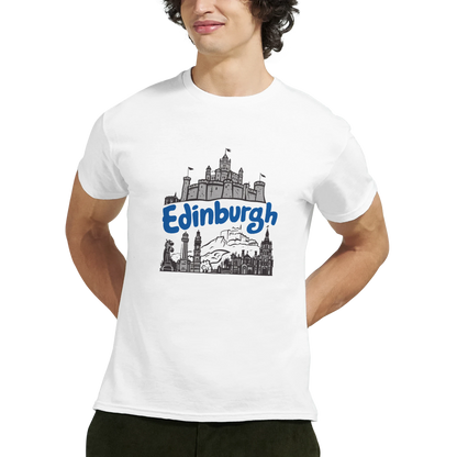 Edinburgh Scotland Unisex Travel T-Shirt perfect for travelers and gift seekers