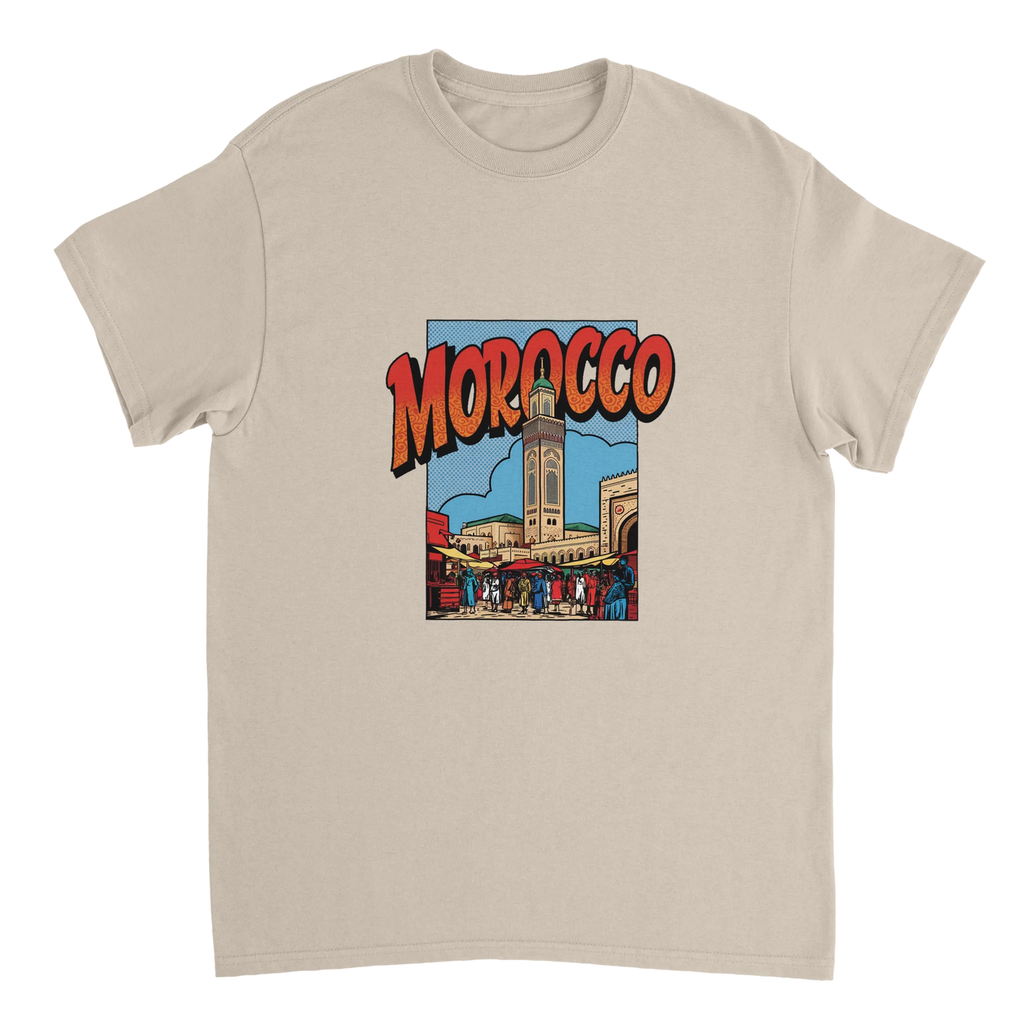 Morocco Unisex Travel T-Shirt perfect for travelers and gift seekers