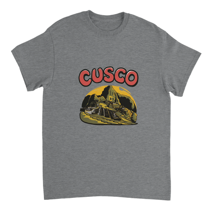 sport grey Cusco Peru Unisex Travel T-Shirt perfect for travelers and gift seekers