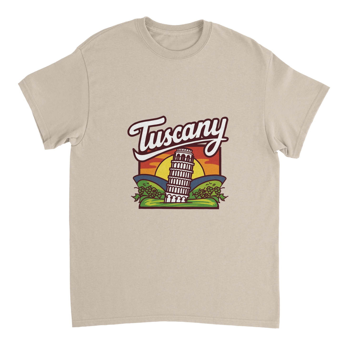 Tuscany Italy Unisex Travel T-Shirt perfect for travelers and gift seekers