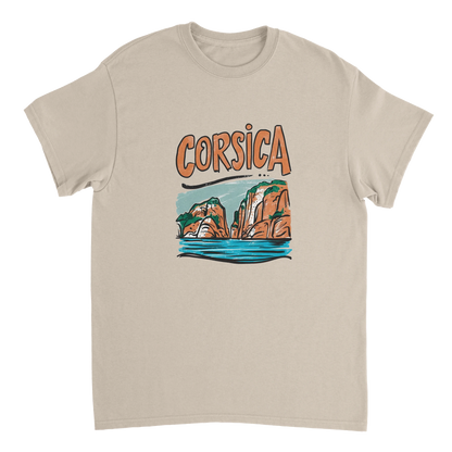 Corsica Unisex Travel T-Shirt perfect for travelers and gift seekers