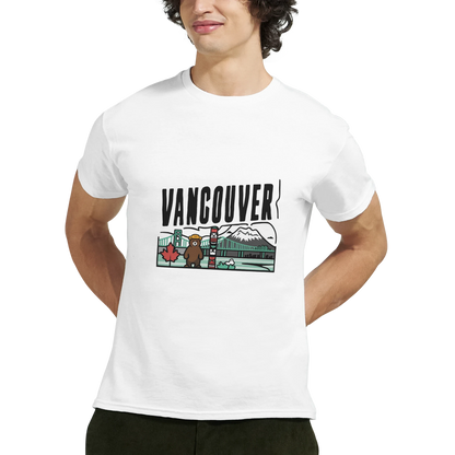 Vancouver Canada Unisex Travel T-Shirt perfect for travelers and gift seekers