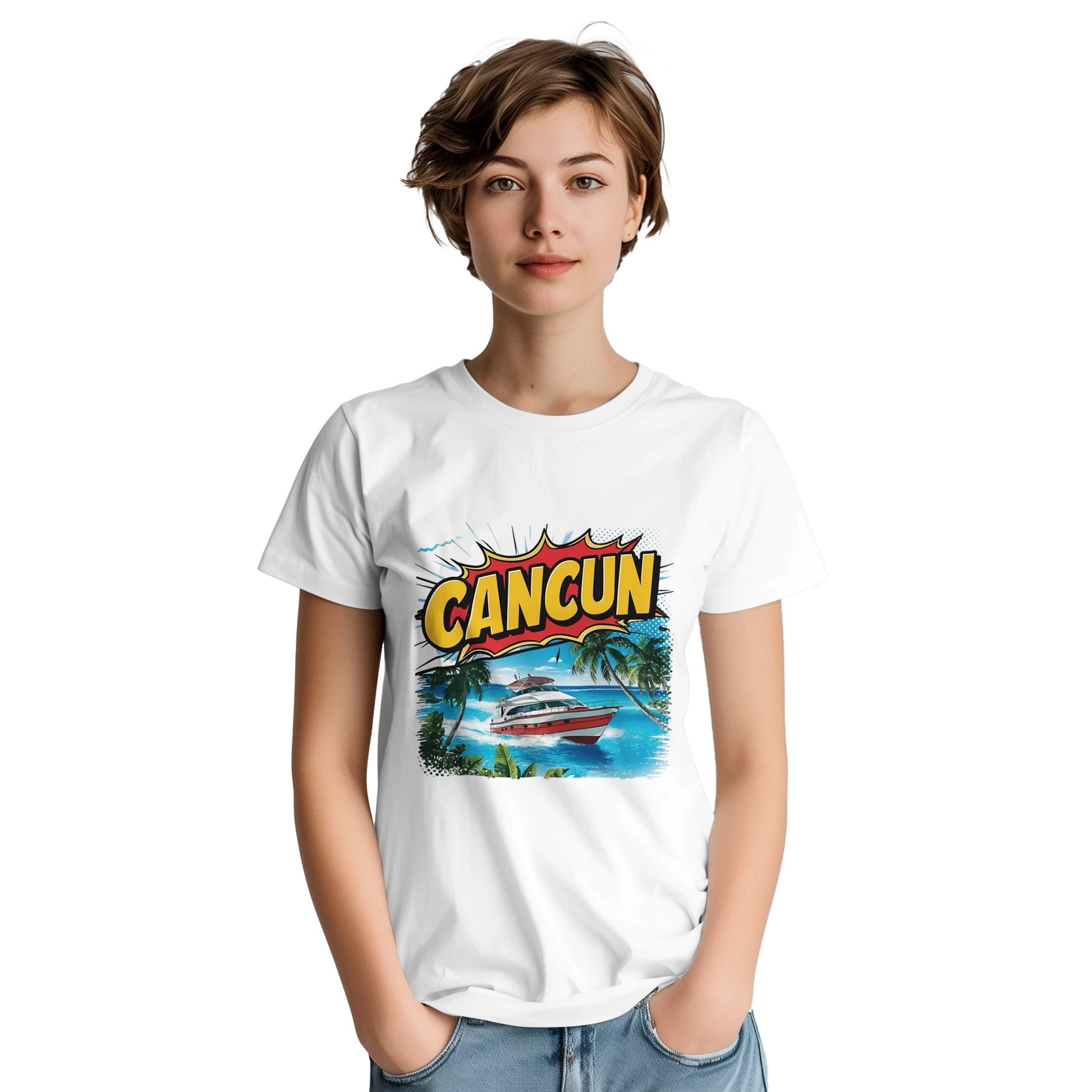 Cancún Mexico Unisex Travel T-Shirt perfect for travelers and gift seekers