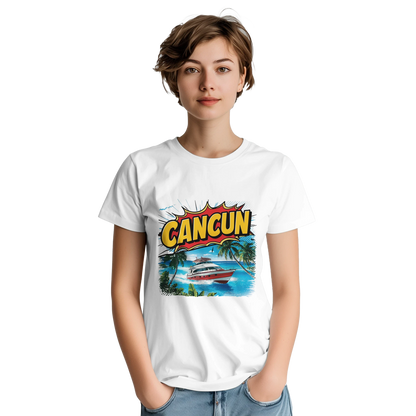 Cancún Mexico Unisex Travel T-Shirt perfect for travelers and gift seekers