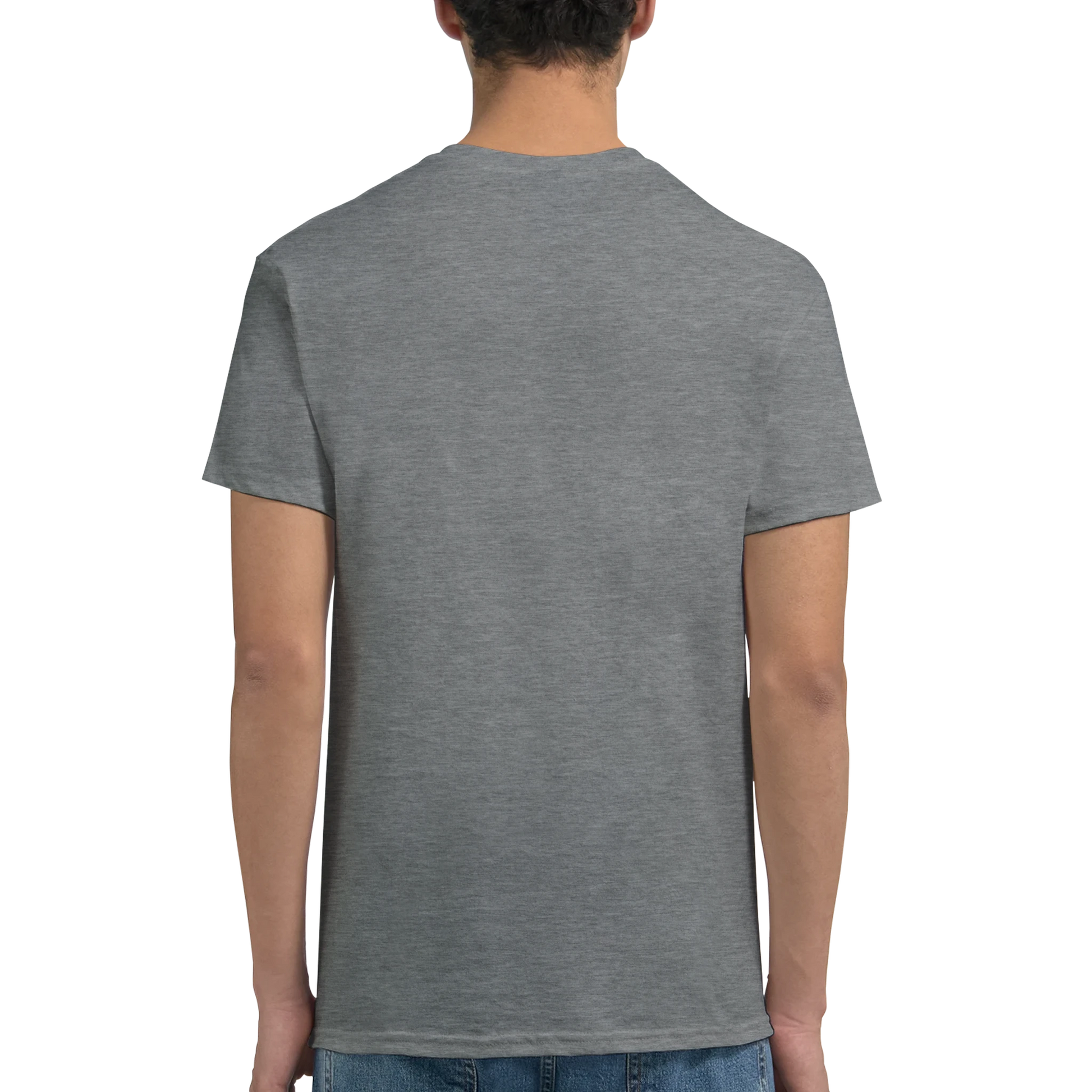 Jaipur India Unisex Travel T-Shirt featuring a man from the back perfect for travelers and gift seekers