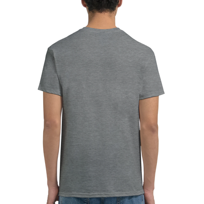 Jaipur India Unisex Travel T-Shirt featuring a man from the back perfect for travelers and gift seekers