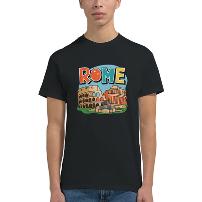 Rome Italy Unisex Travel T-Shirt perfect for travelers and gift seekers