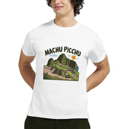 Machu Picchu Unisex Travel T-Shirt perfect for travelers and gift seekers