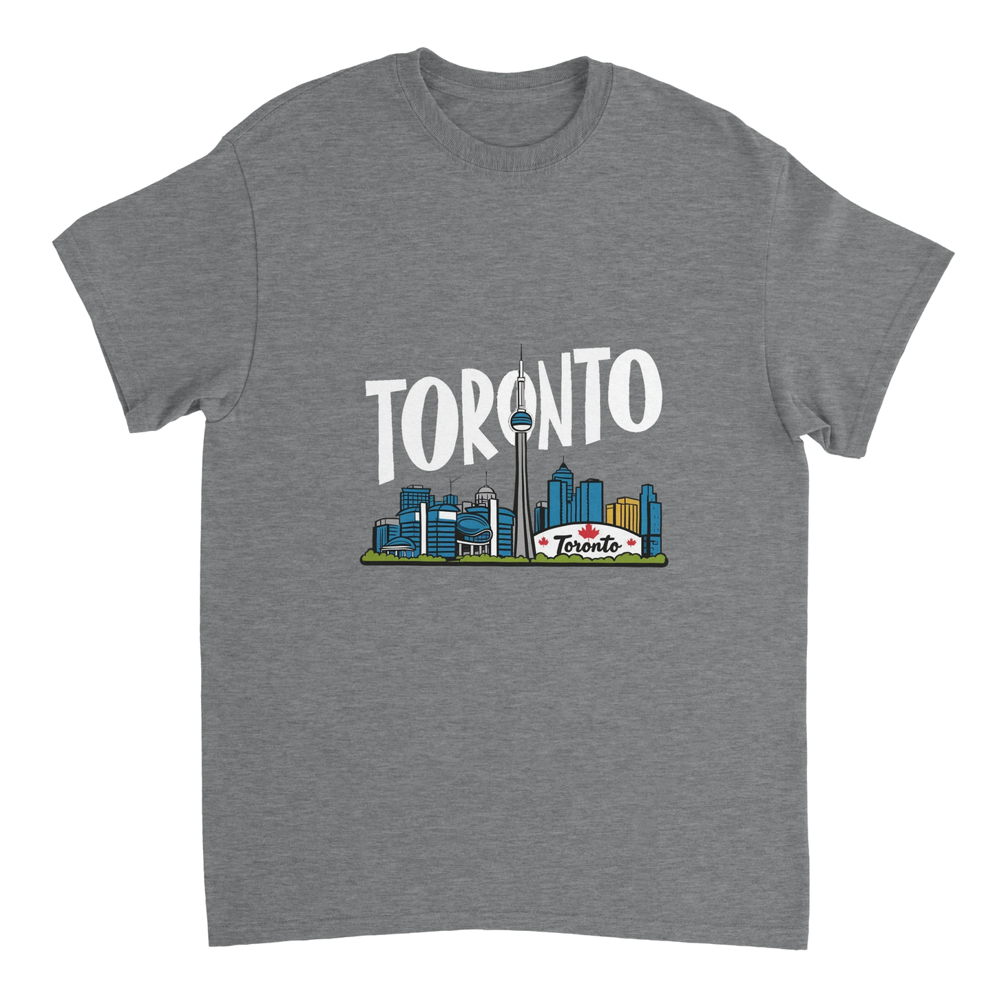 sport grey Toronto Canada Unisex Travel T-Shirt perfect for travelers and gift seekers