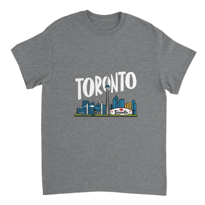 sport grey Toronto Canada Unisex Travel T-Shirt perfect for travelers and gift seekers