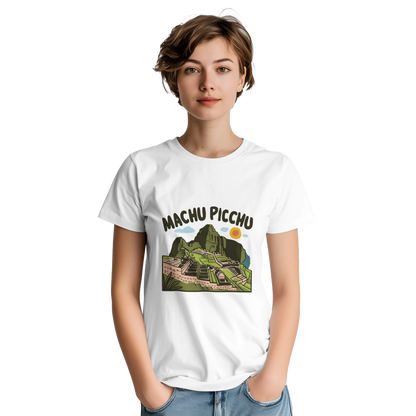 Machu Picchu Unisex Travel T-Shirt perfect for travelers and gift seekers