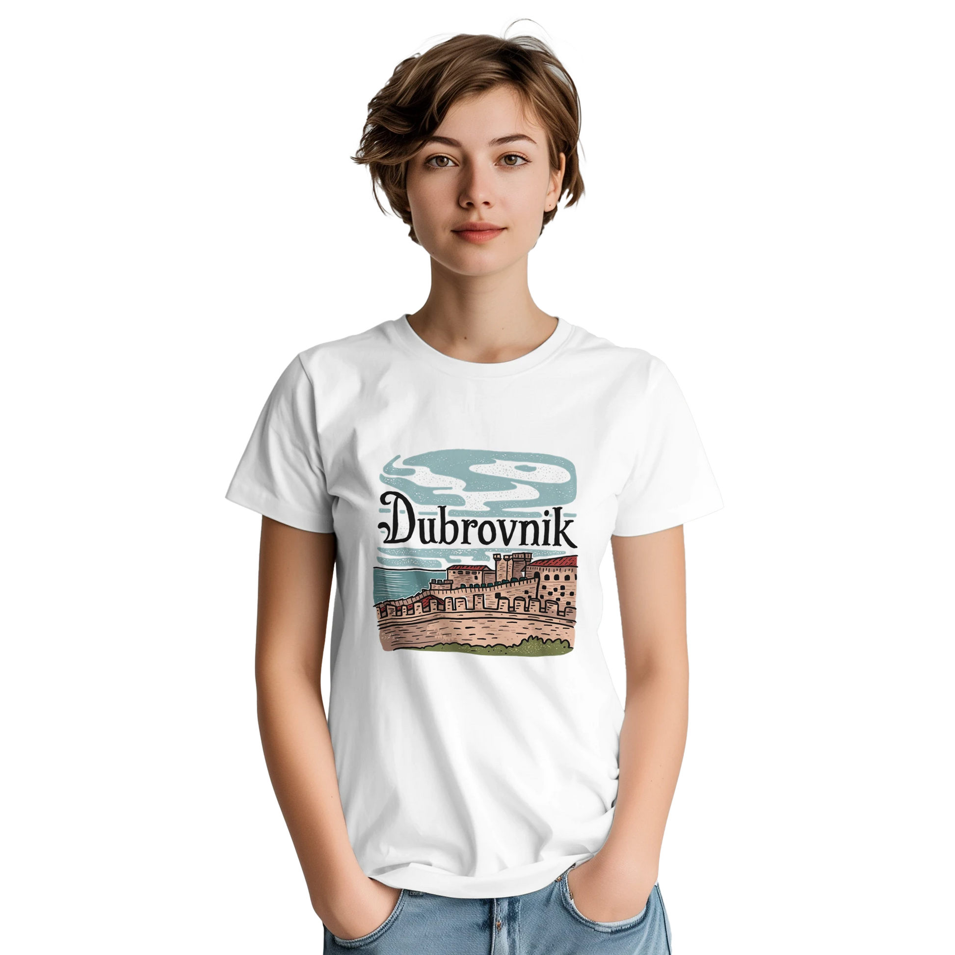 Dubrovnik Croatia Unisex Travel T-Shirt perfect for travelers and gift seekers