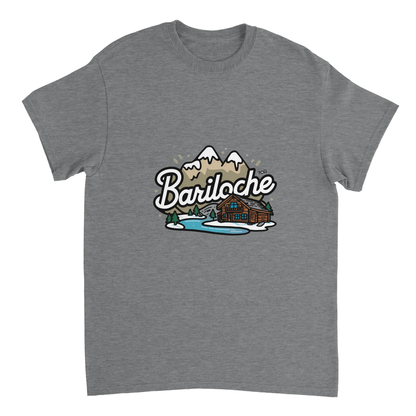 sport grey Bariloche Argentina Unisex Travel T-Shirt perfect for travelers and gift seekers