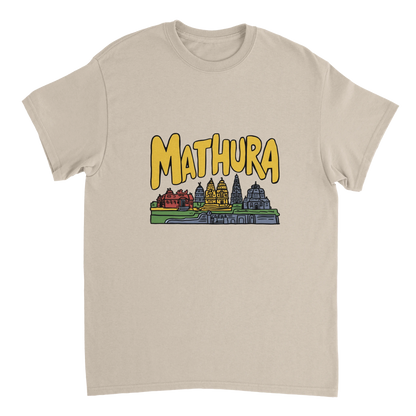Mathura India Unisex Travel T-Shirt perfect for travelers and gift seekers