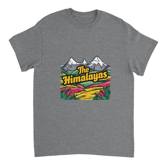 sport grey Himalayas Unisex Travel T-Shirt perfect for travelers and gift seekers