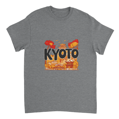 sport grey Kyoto Japan Unisex Travel T-Shirt perfect for travelers and gift seekers