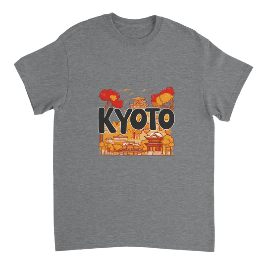 sport grey Kyoto Japan Unisex Travel T-Shirt perfect for travelers and gift seekers