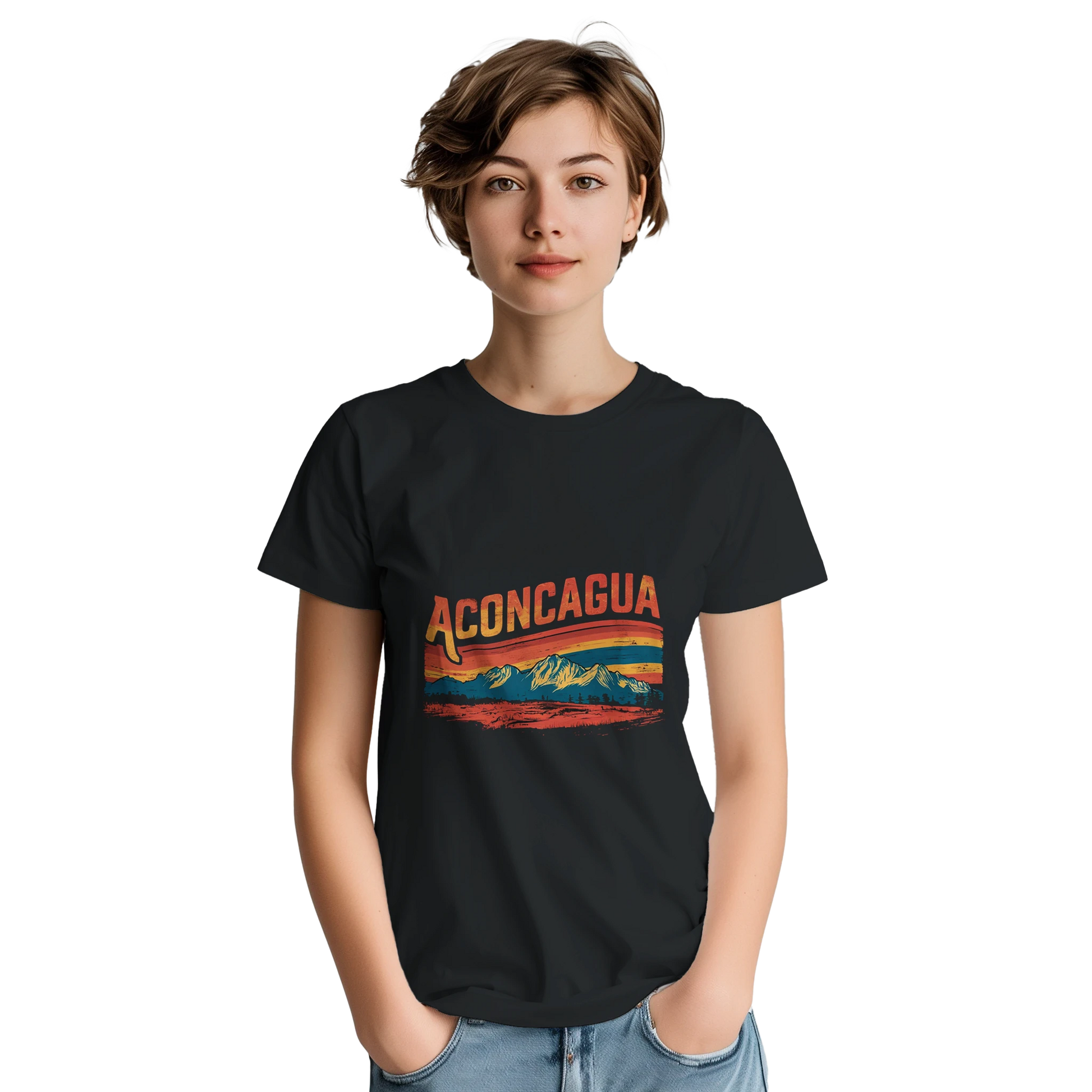 Aconcagua Argentina Unisex Travel T-Shirt perfect for travelers and gift seekers