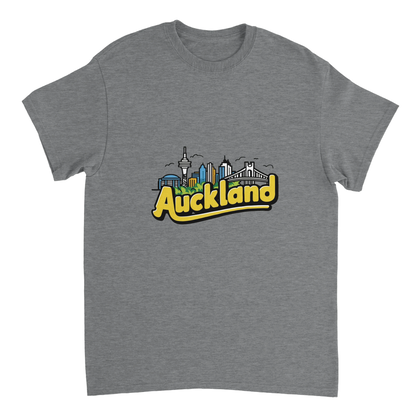 sport grey Auckland New Zealand Unisex Travel T-Shirt perfect for travelers and gift seekers