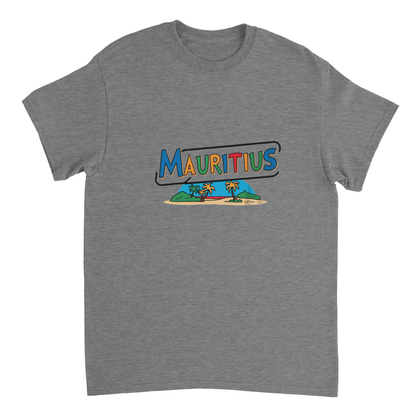 sport grey Mauritius Unisex Travel T-Shirt perfect for travelers and gift seekers