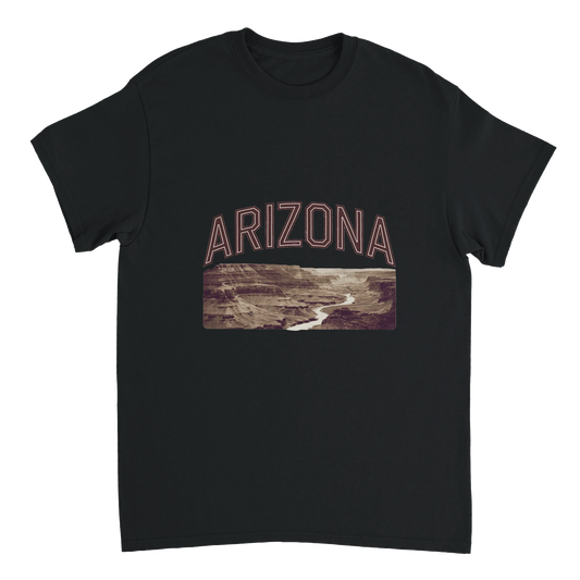 black Arizona USA Unisex Travel T-Shirt perfect for travelers and gift seekers