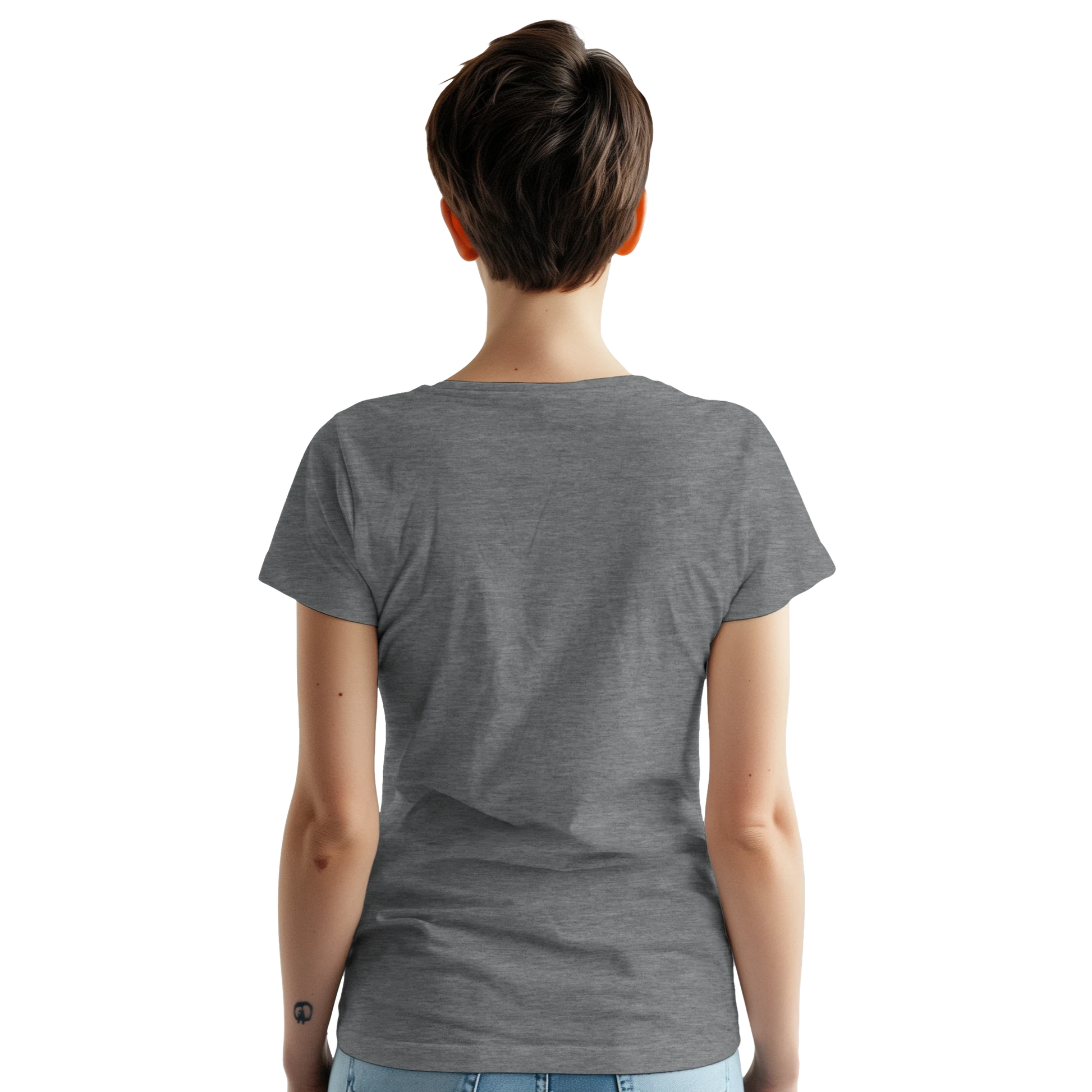 Morocco Unisex Travel T-Shirt featuring a person from the back perfect for travelers and gift seekers