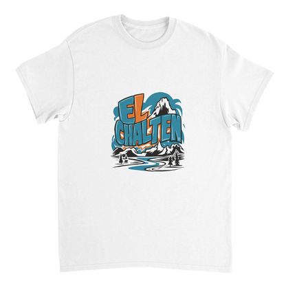 white El Chaltén Argentina Unisex Travel T-Shirt perfect for travelers and gift seekers