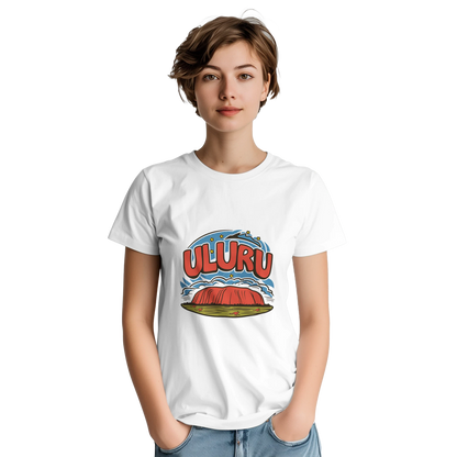 Uluru Australia Unisex Travel T-Shirt perfect for travelers and gift seekers