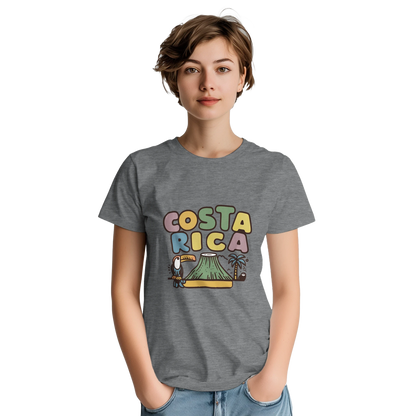 Costa Rica Unisex Travel T-Shirt featuring a person perfect for travelers and gift seekers