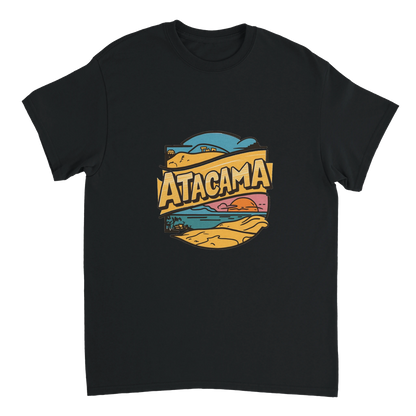 black Atacama Chile Unisex Travel T-Shirt perfect for travelers and gift seekers
