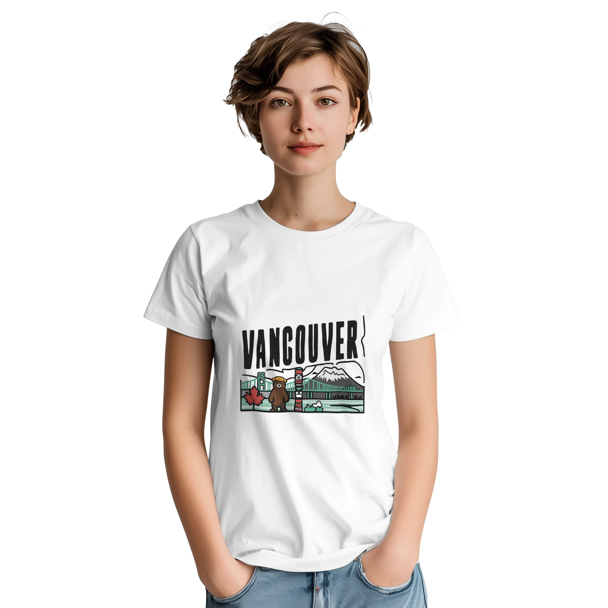 Vancouver Canada Unisex Travel T-Shirt perfect for travelers and gift seekers
