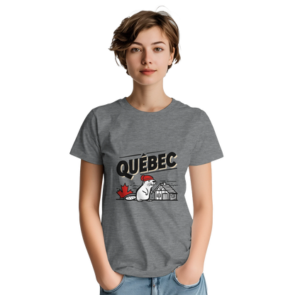 Quebec Canada Unisex Travel T-Shirt perfect for travelers and gift seekers