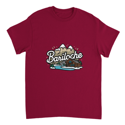 cardinal red Bariloche Argentina Unisex Travel T-Shirt perfect for travelers and gift seekers