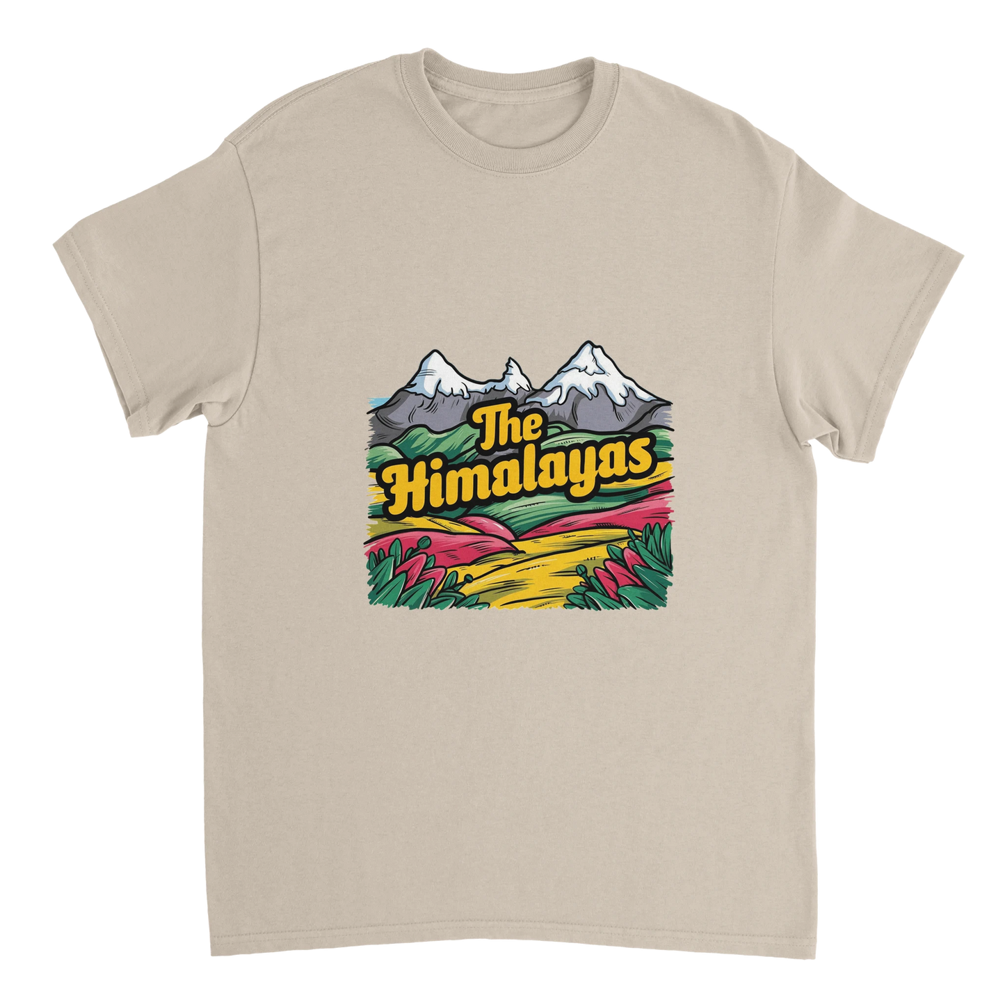 Himalayas Unisex Travel T-Shirt perfect for travelers and gift seekers