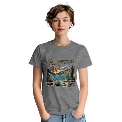 Yellowstone USA Unisex Travel T-Shirt perfect for travelers and gift seekers
