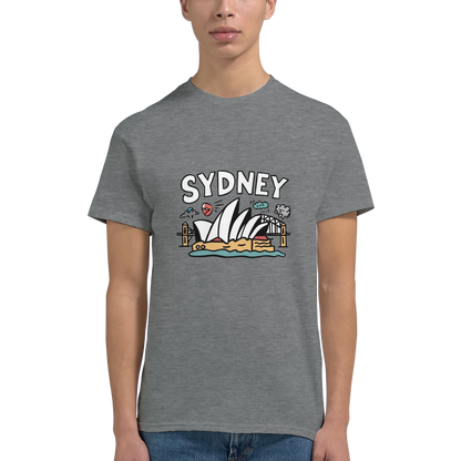 Sydney Australia Unisex Travel T-Shirt perfect for travelers and gift seekers
