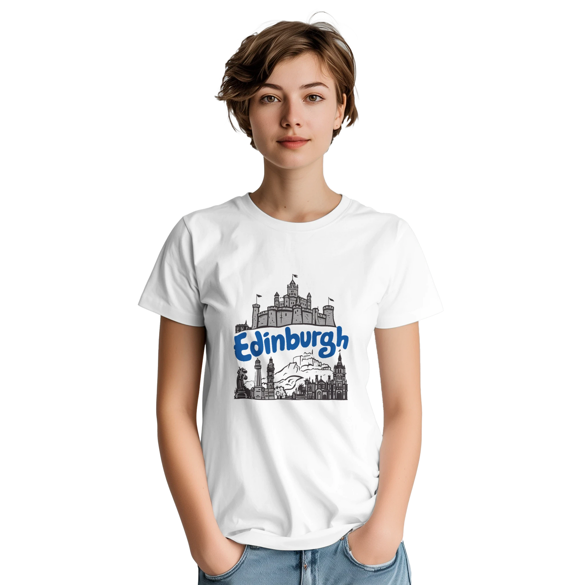 Edinburgh Scotland Unisex Travel T-Shirt perfect for travelers and gift seekers