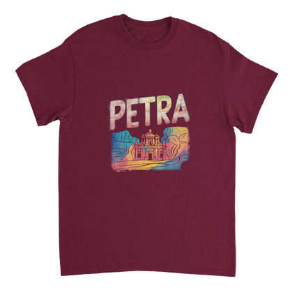 Petra Jordan Unisex Travel T-Shirt perfect for travelers and gift seekers