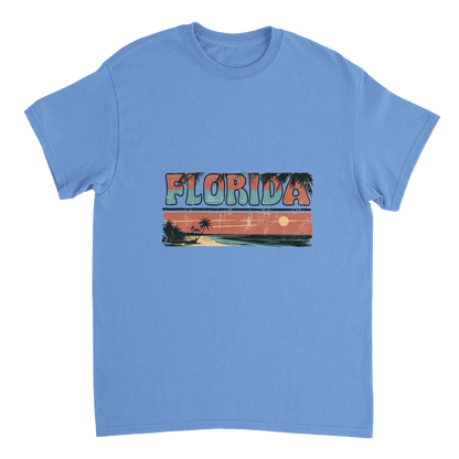 carolina blue Florida USA Unisex Travel T-Shirt perfect for travelers and gift seekers