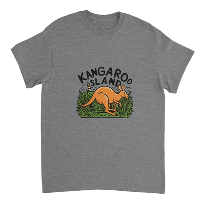 sport grey Kangaroo Island Australia Unisex Travel T-Shirt perfect for travelers and gift seekers