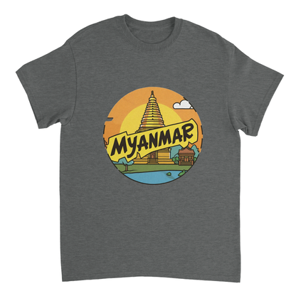 Myanmar Unisex Travel T-Shirt perfect for travelers and gift seekers