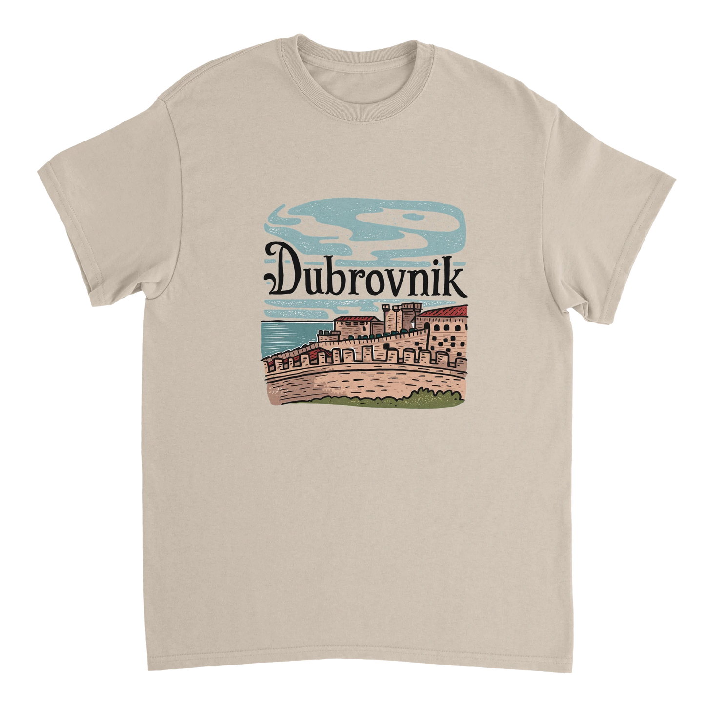 Dubrovnik Croatia Unisex Travel T-Shirt perfect for travelers and gift seekers