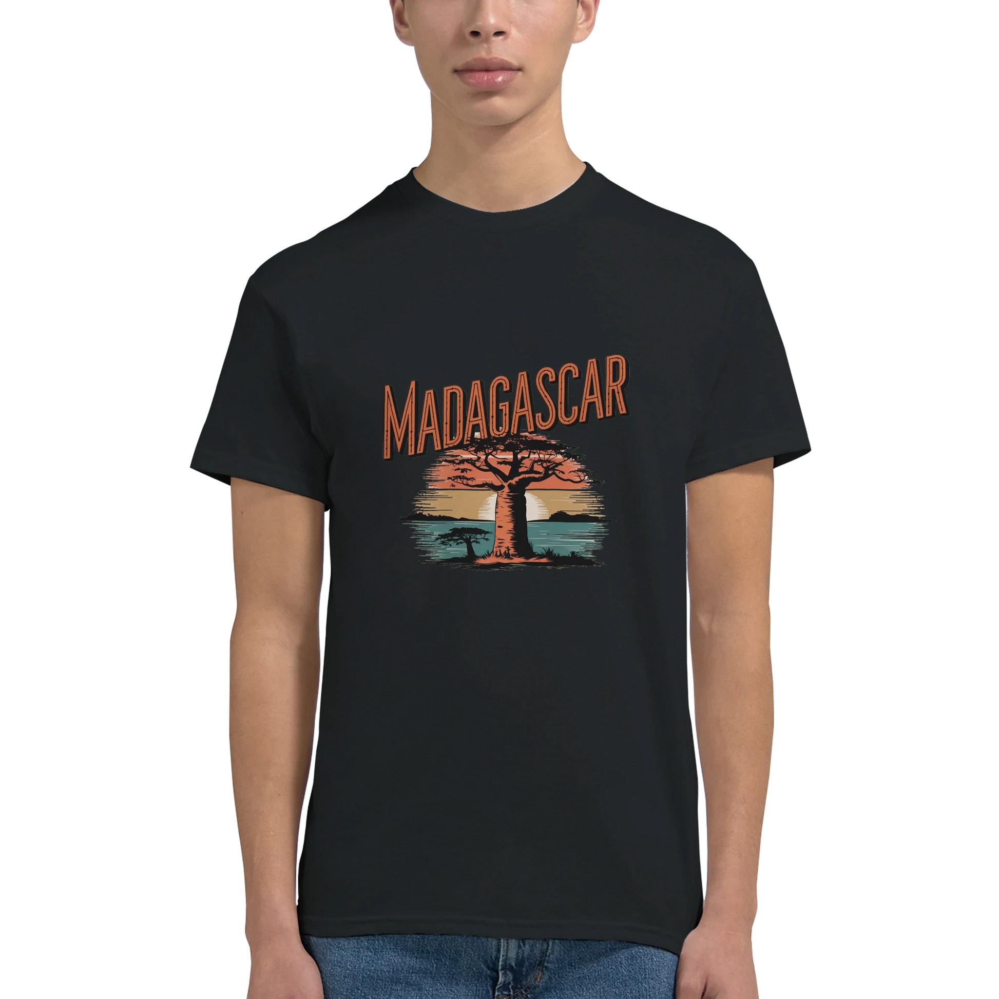 Madagascar Unisex Travel T-Shirt perfect for travelers and gift seekers