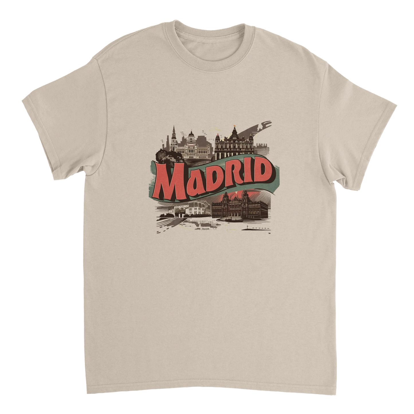Madrid Spain Unisex Travel T-Shirt perfect for travelers and gift seekers