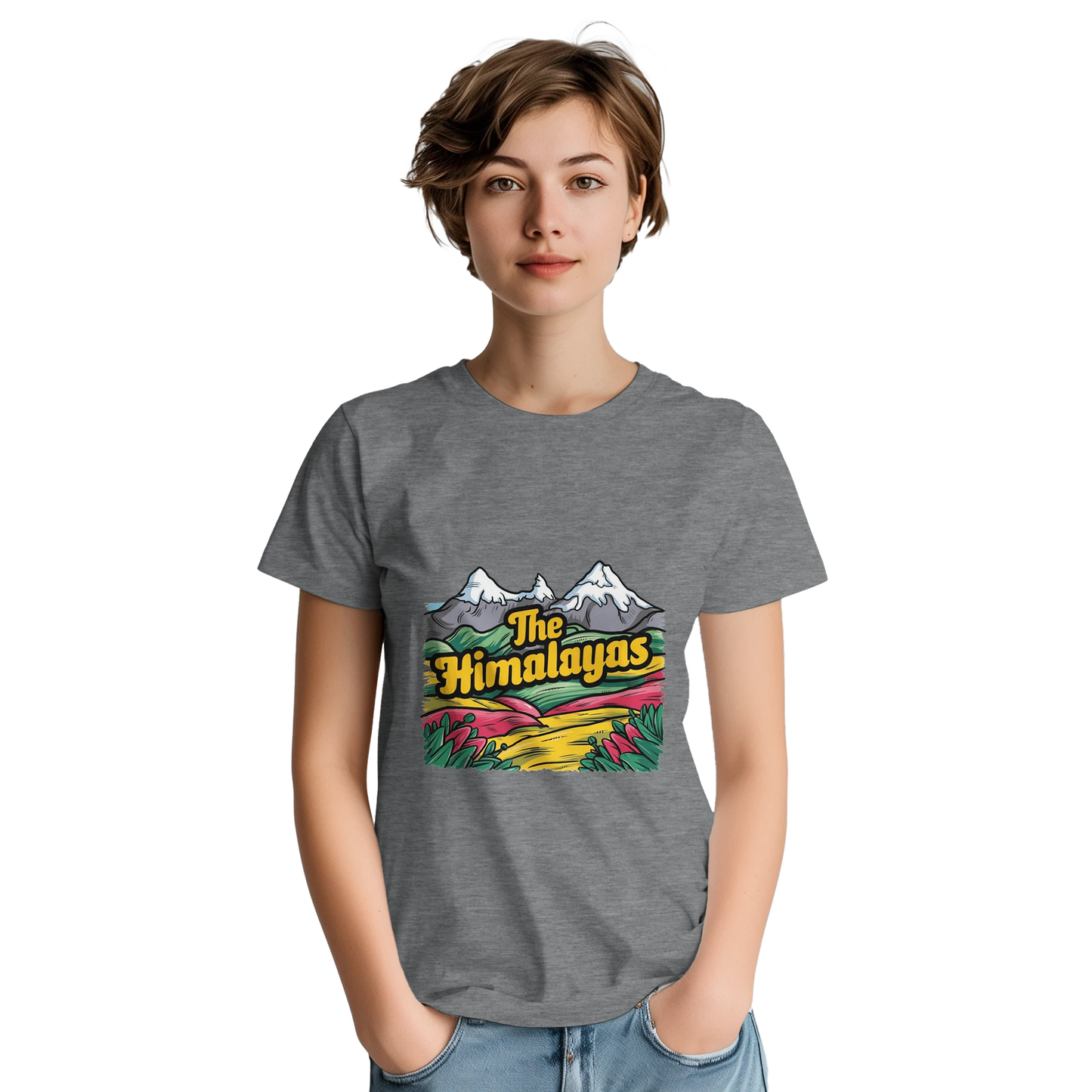 Himalayas Unisex Travel T-Shirt perfect for travelers and gift seekers