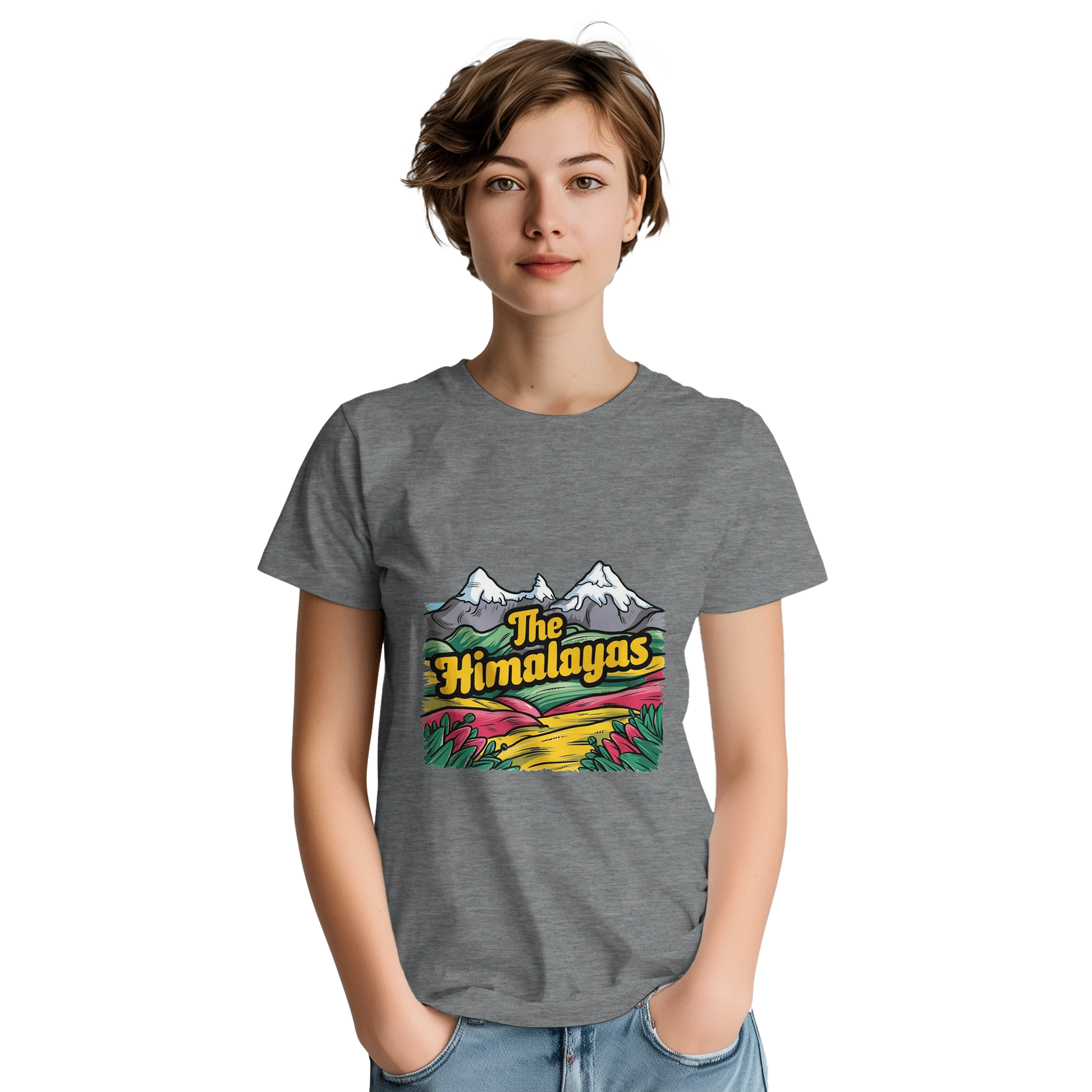 Himalayas Unisex Travel T-Shirt perfect for travelers and gift seekers